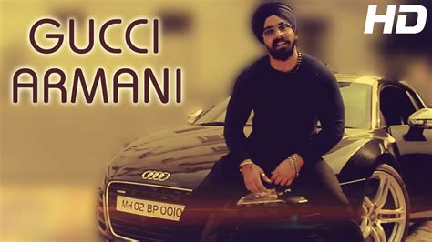 simranjeet singh gucci armani|gucci armani song download mp3.